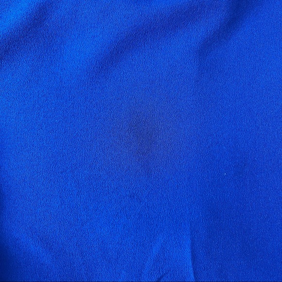 Project Runway women’s sleeveless asymmetrical hem midi swing dress, M, blue - Picture 7 of 8